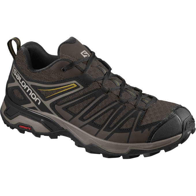 Zapatillas Trekking Salomon Hombre Chocolate / Negras - Salomon Argentina X ULTRA 3 PRIME ,425397-FY